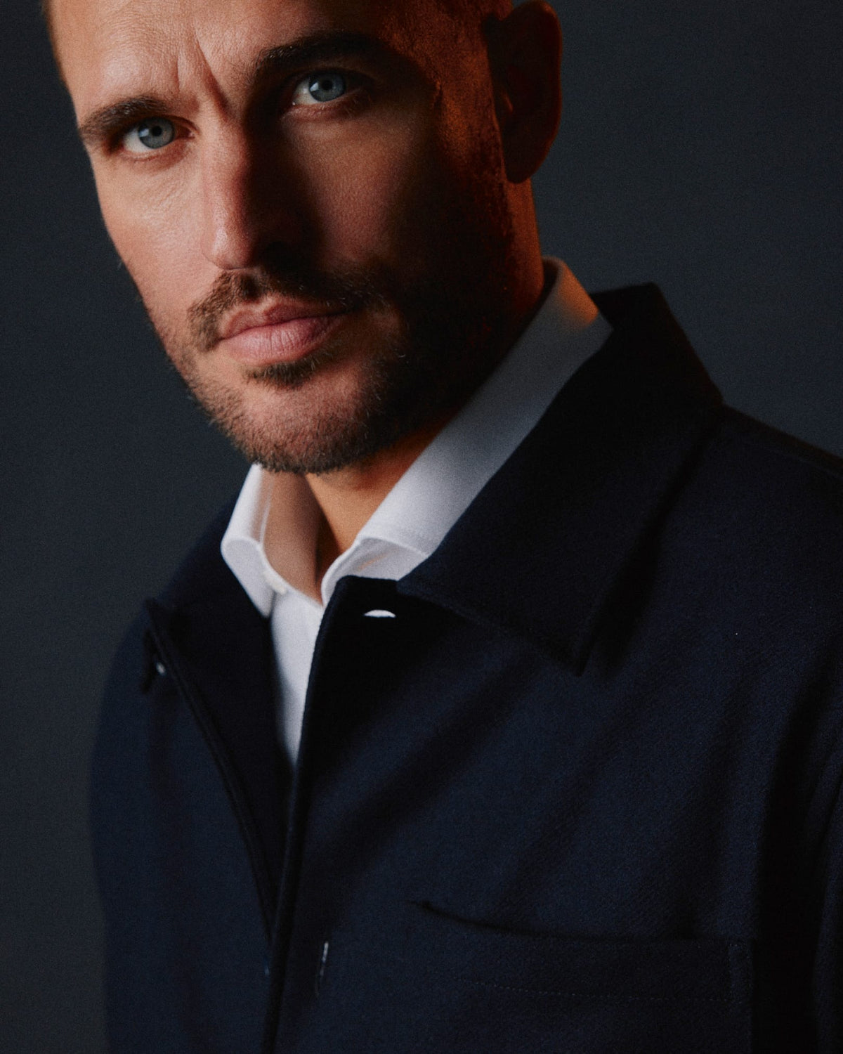 The Wool Overshirt | Navy