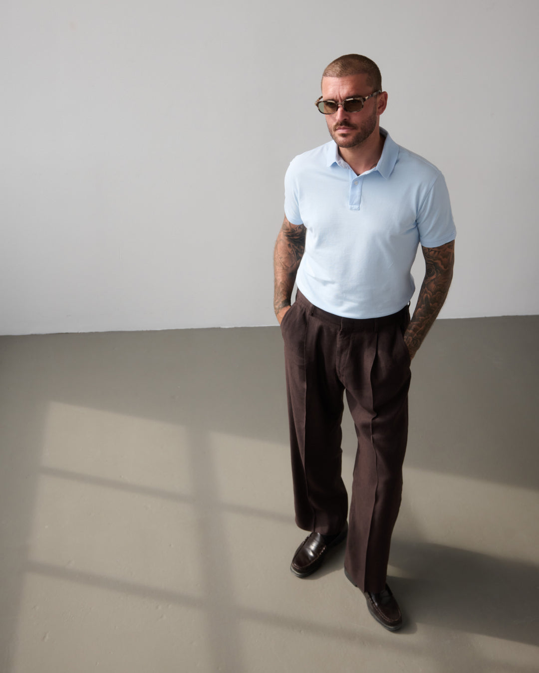 The Ambassador Polo | Lichtblauw